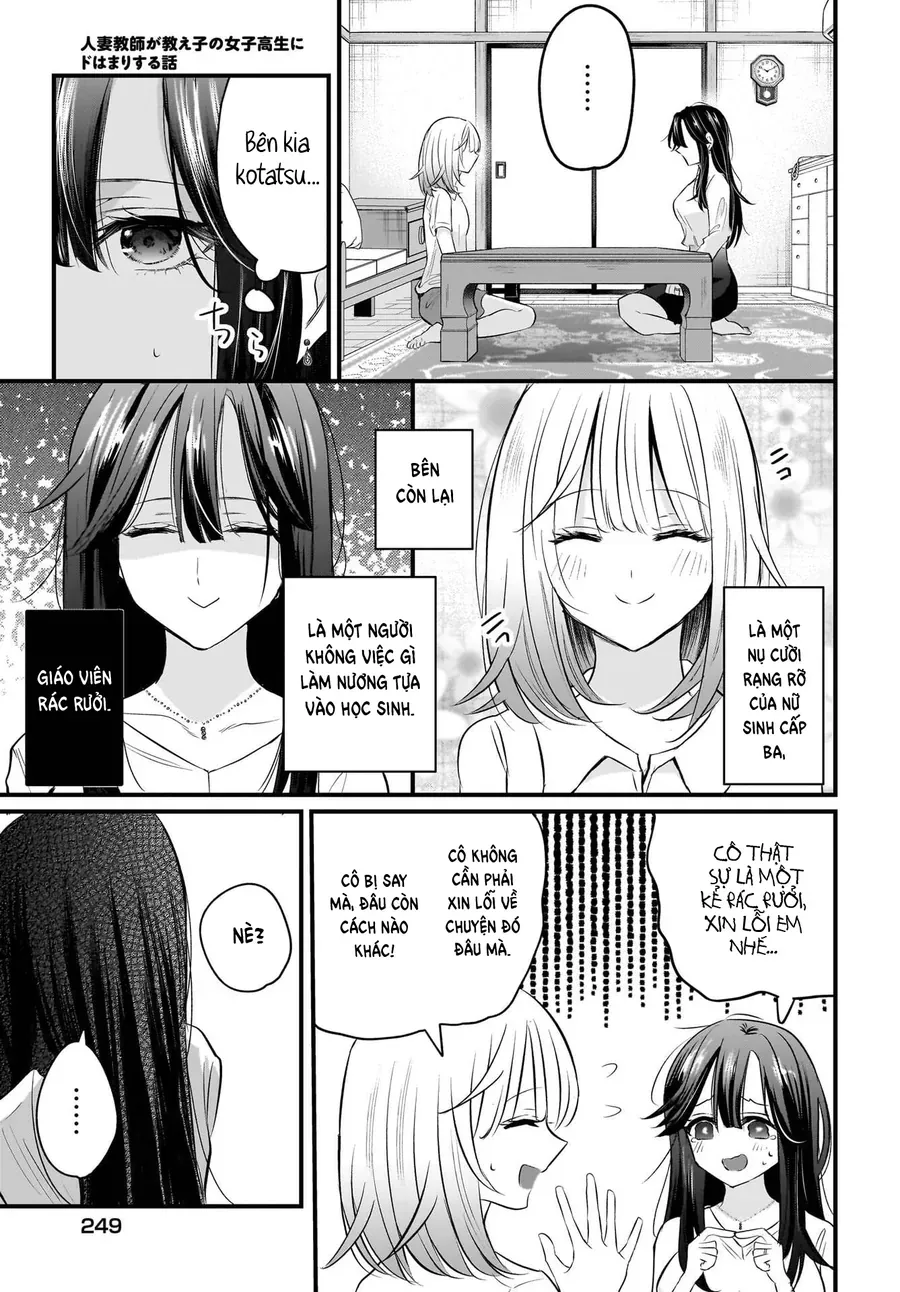 Hitodzuma Kyoushi Ga Oshiego No Joshi Koukousei Ni Do Hamari Suru Hanashi [Chap 3]