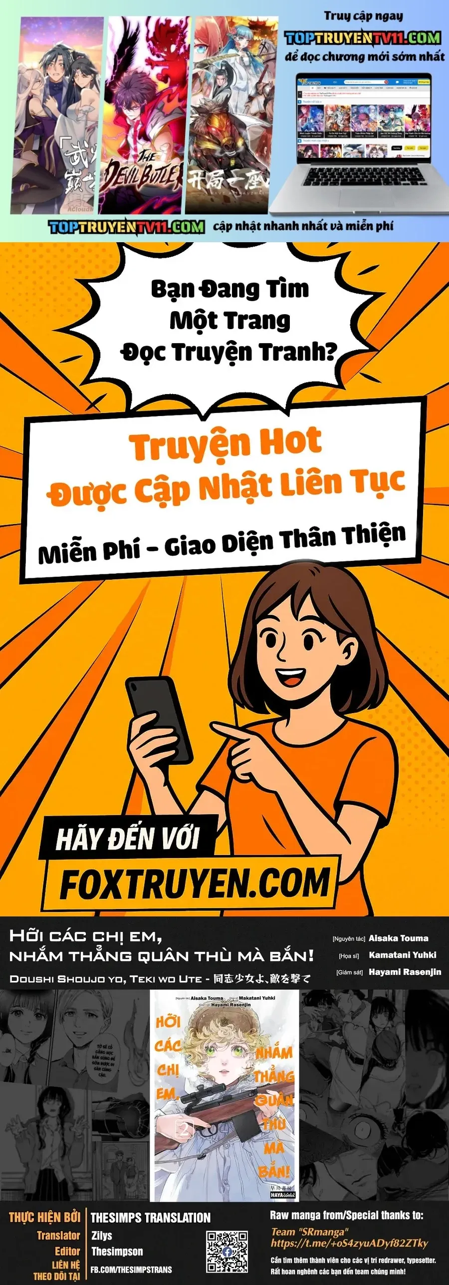 Hỡi Các Chị Em Nhắm Thẳng Quân Thù Mà Bắn. [Chap 11]