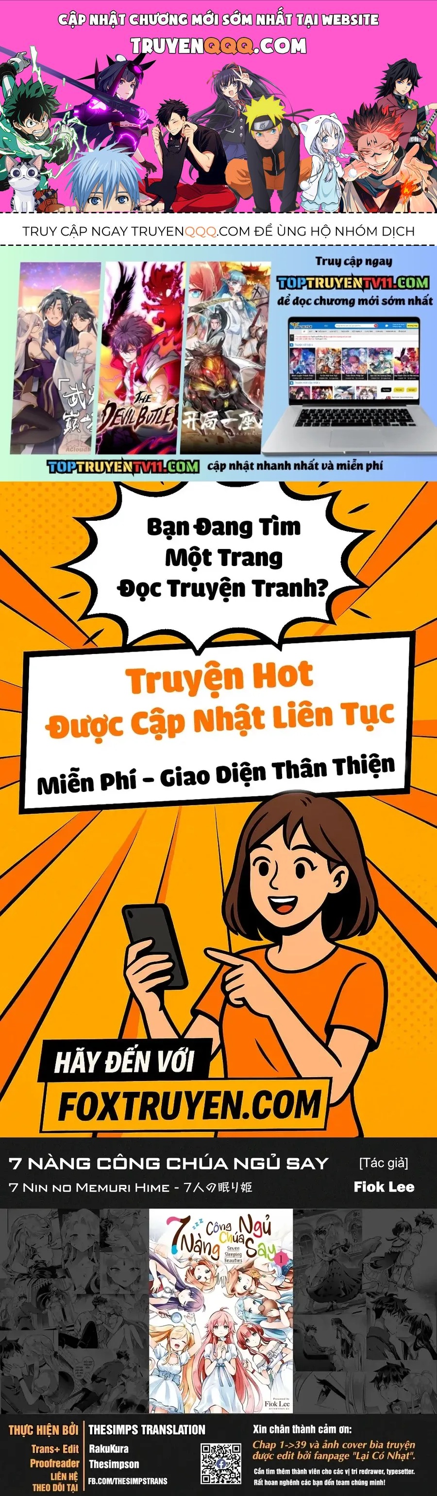 7 Nàng Công Chúa Ngủ Say Chap 80 - Next Chap 79