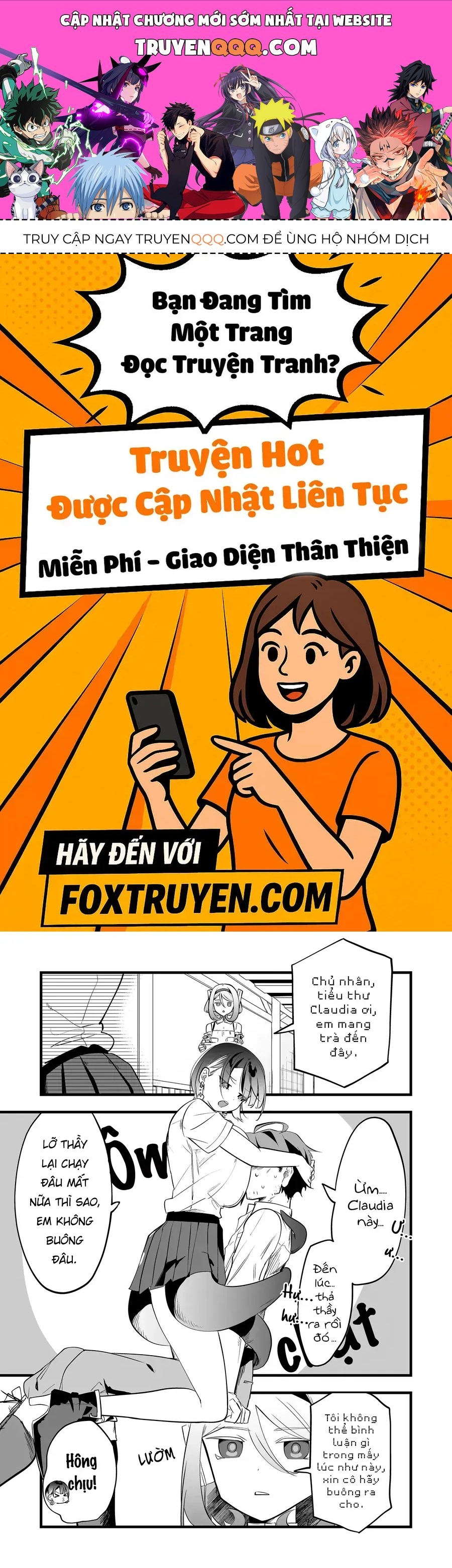 Con Quái Vật Mà Tôi Dạy Dỗ Năm Xưa Đã Hóa Thành Một Thiếu Nữ Xinh Đẹp Và Đến Gặp Tôi. Chap 36 - Next Chap 35