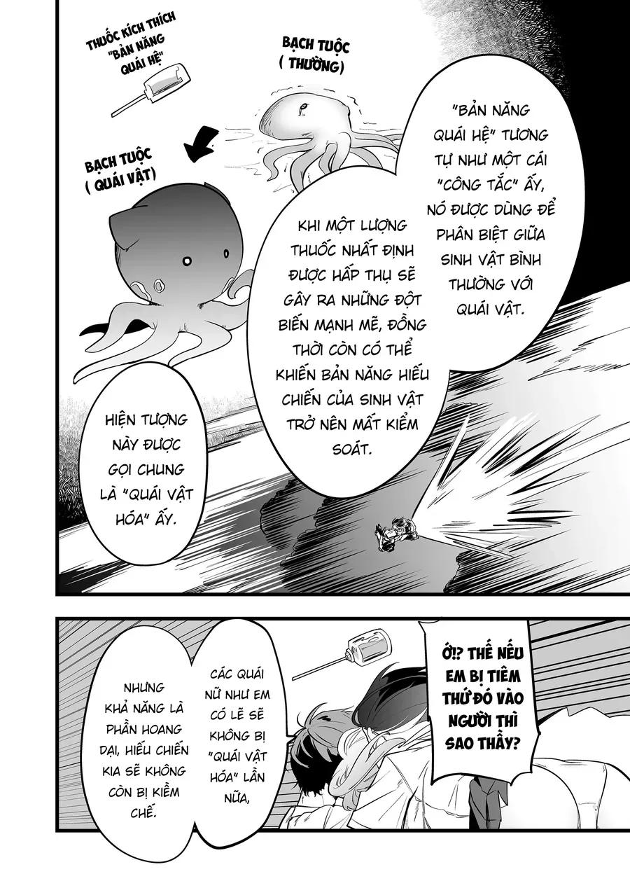 Con Quái Vật Mà Tôi Dạy Dỗ Năm Xưa Đã Hóa Thành Một Thiếu Nữ Xinh Đẹp Và Đến Gặp Tôi. Chap 36 - Next Chap 35