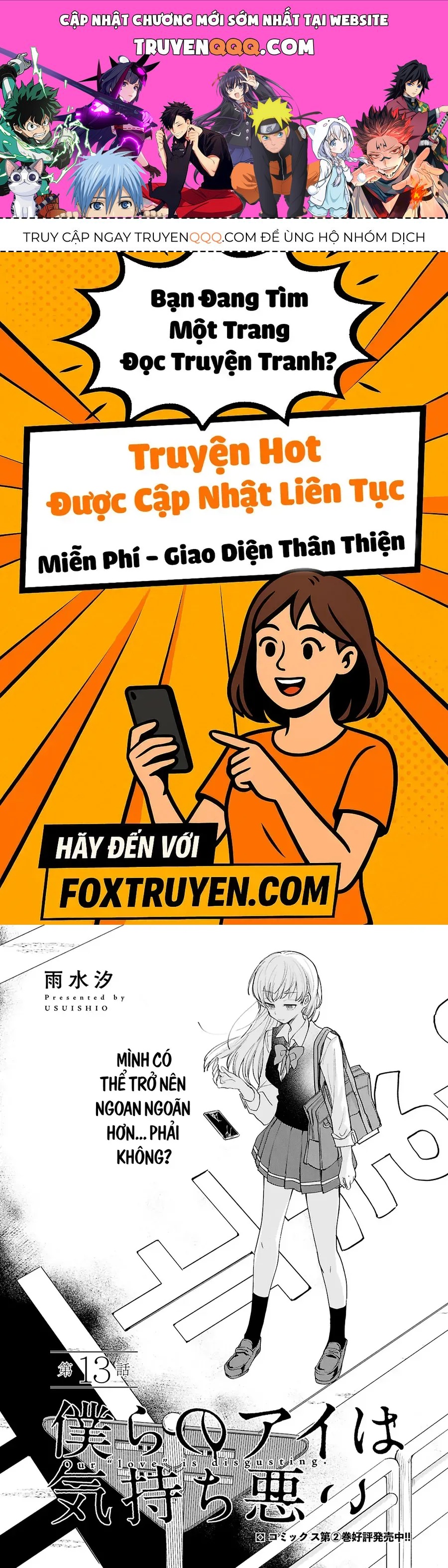 “Tình Yêu” Của Đôi Ta Thật Ghê Tởm [Chap 13]