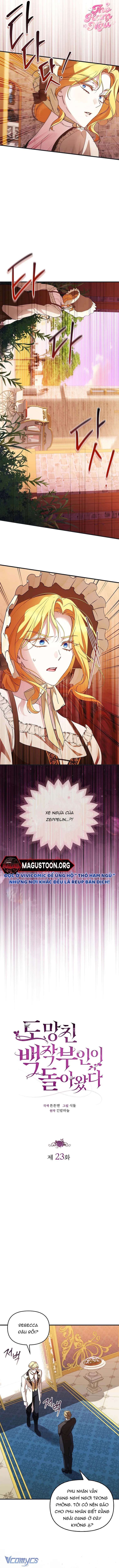 Nữ Bá Tước Bỏ Trốn Đã Quay Trở Lại Chap 23 - Next Chap 22