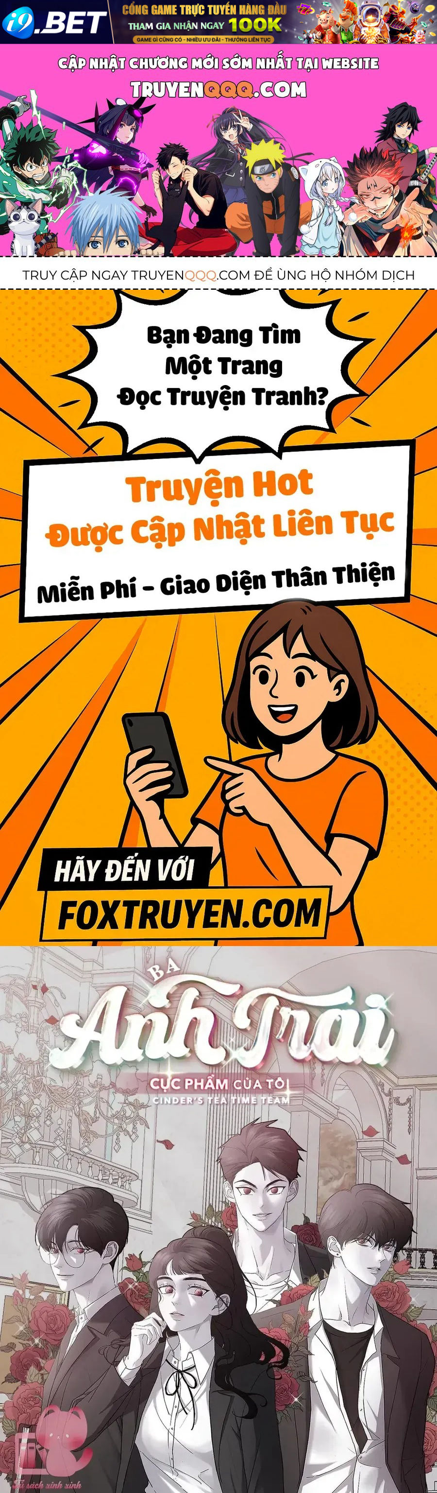 Ba Người Anh Trai Cực Phẩm Của Tôi Chap 92 - Next Chap 91