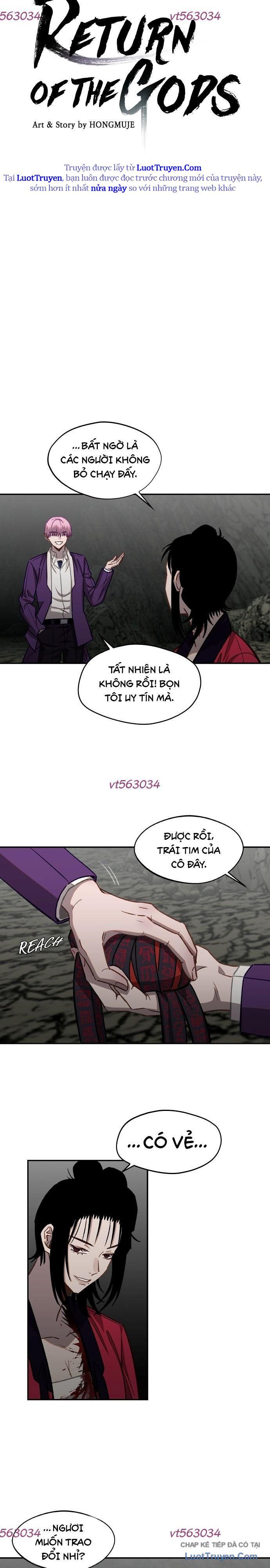 Sự Trở Lại Của Các Vị Thần Chap 54 - Next Chap 53