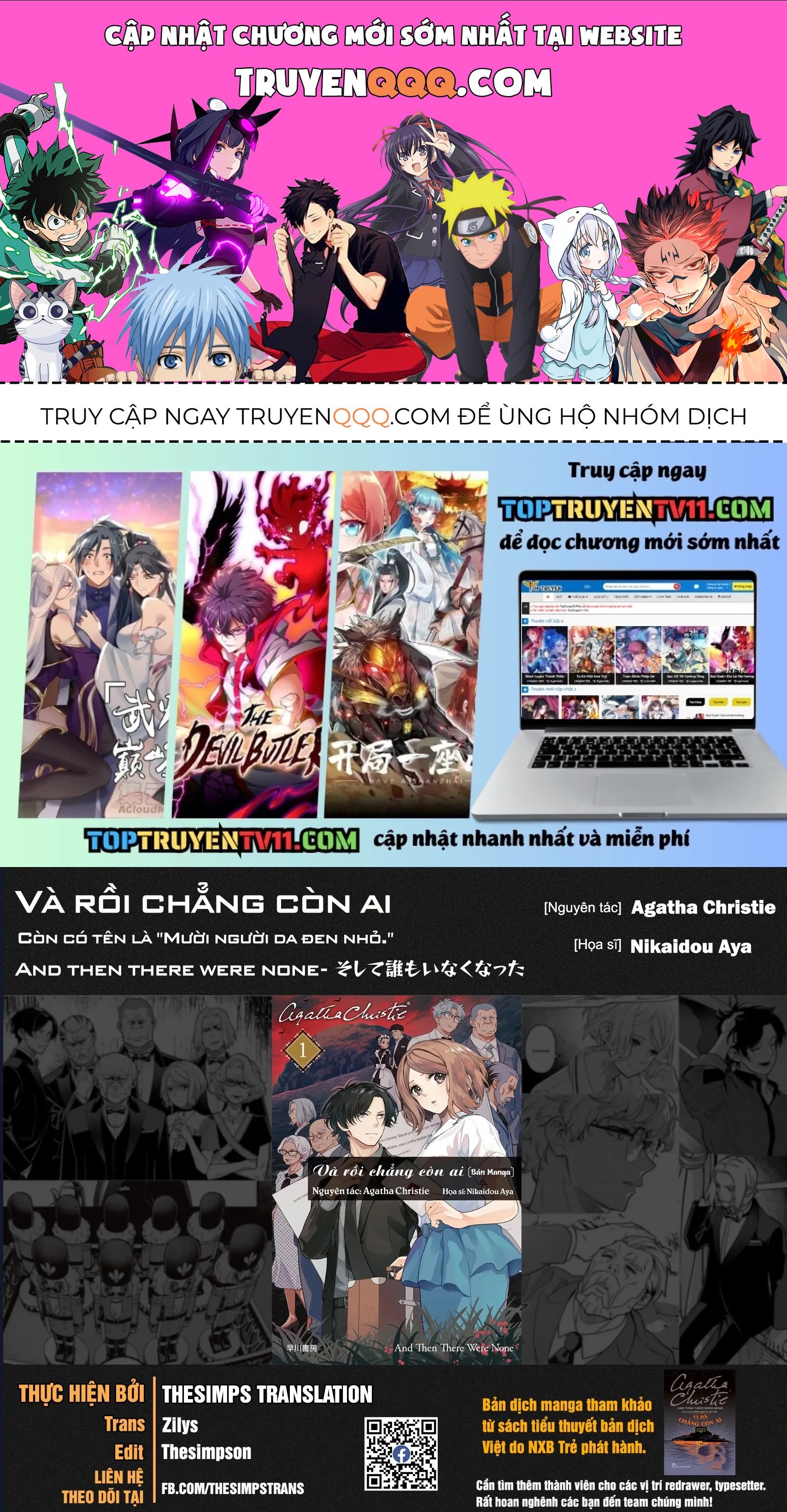 Và Rồi Chẳng Còn Ai Chap 19 - Next Chap 18