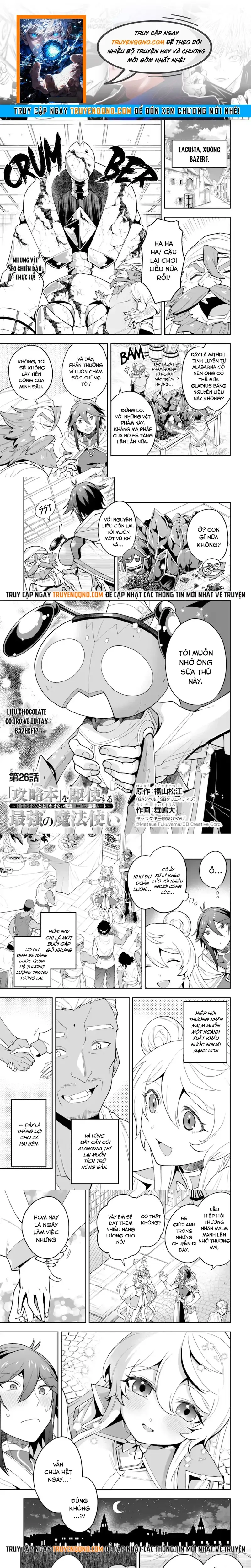 Kouryakubon Wo Kushi Suru Saikyou No Mahoutsukai Chap 26 - Next Chap 25