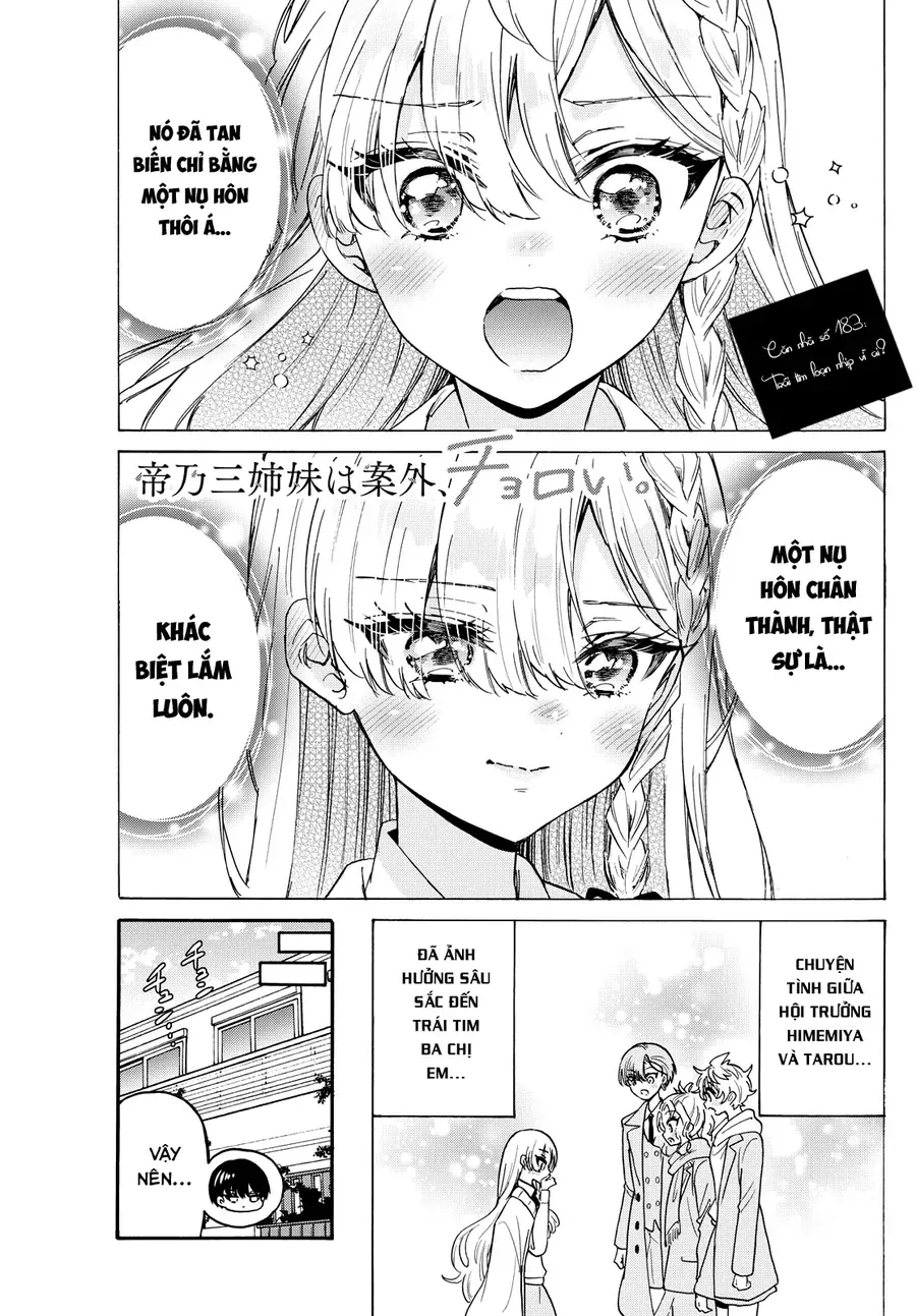 Ba Chị Em Nhà Mikadono Dễ Đối Phó Thật Đấy Chap 183 - Next Chap 182