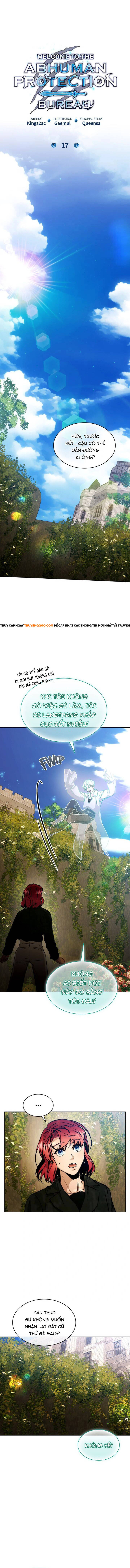 Cục Quản Lí Bảo Vệ Dị Chủng Chap 17 - Next Chap 16
