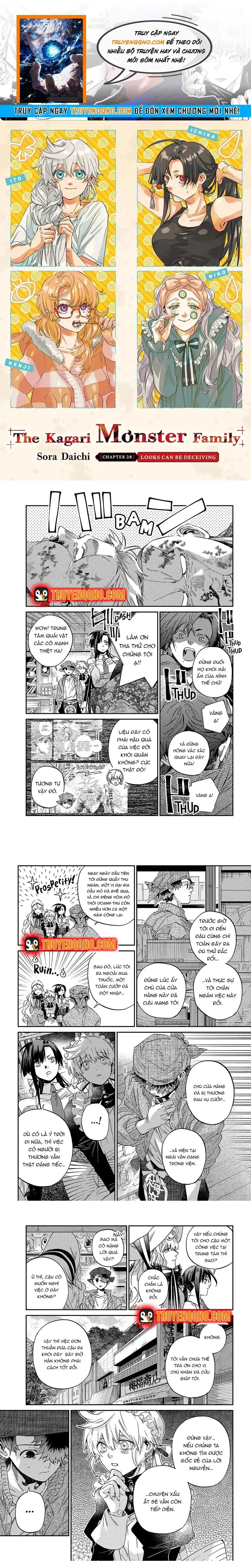 Gia Đình Quái Vật Kagari Chap 28 - Next Chap 27