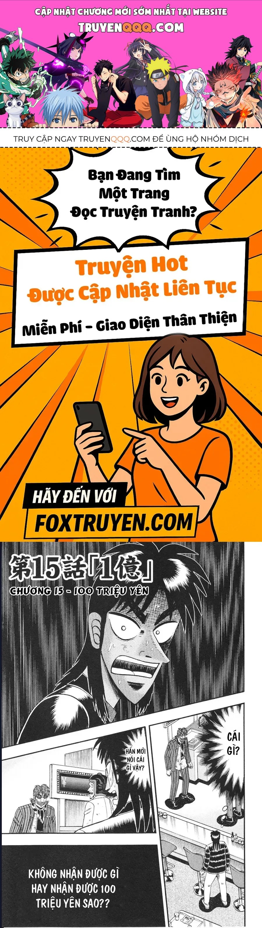 Tobaku Datenroku Kaiji: Kazuya-Hen Chap 15 - Next Chap 14