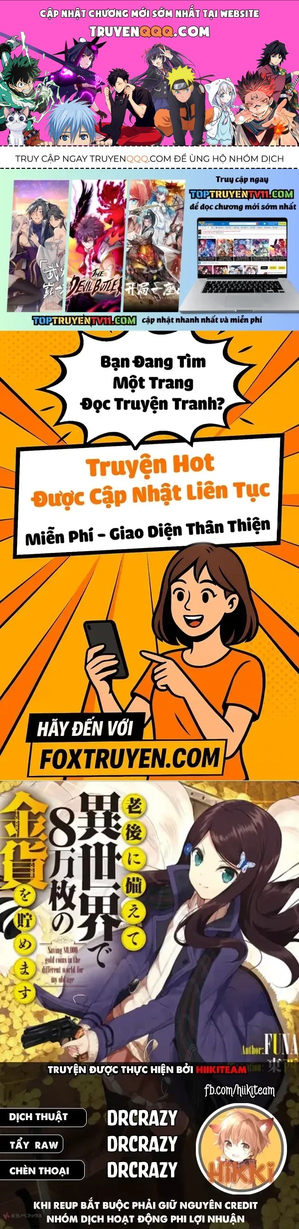 Rougo Ni Sonaete Isekai De 8-Manmai No Kinka Wo Tamemasu Chap 108 - Next Chap 107