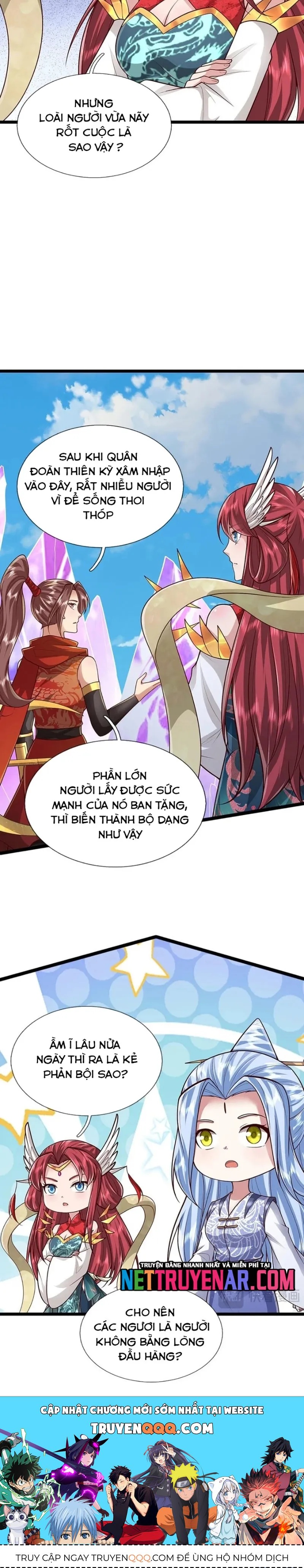 Bị giam cầm trăm vạn năm Đệ tử ta trải khắp chư thiên thần giới Chap 400 - Next Chap 399