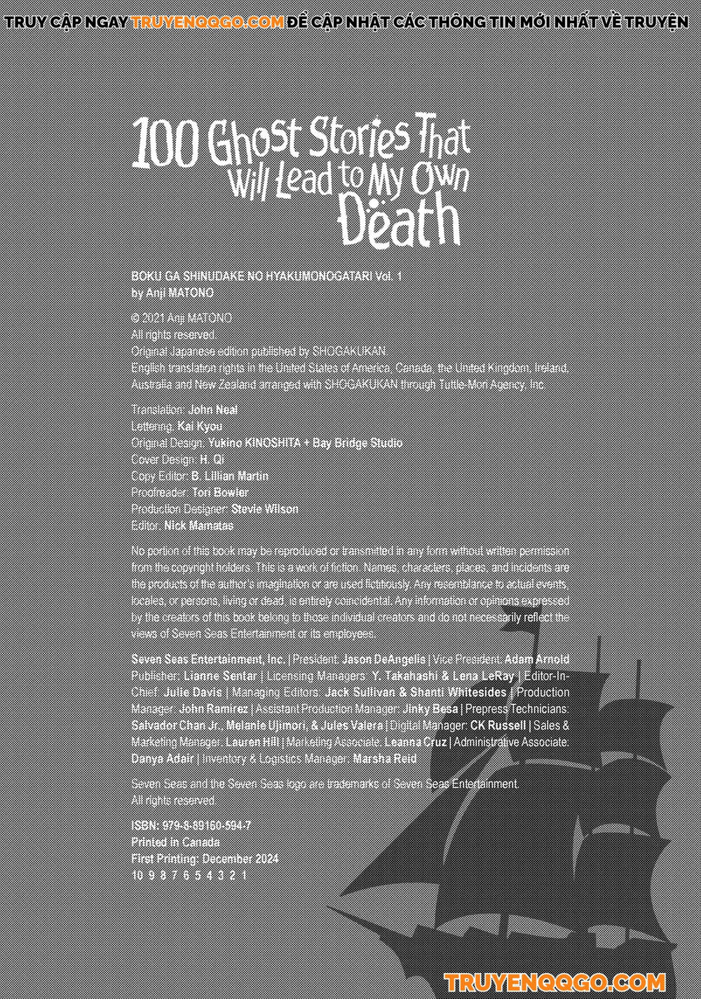 100 Câu Chuyện Ma Sẽ Đưa Tôi Đến Cái Chết Chap 10 - Next Chap 9