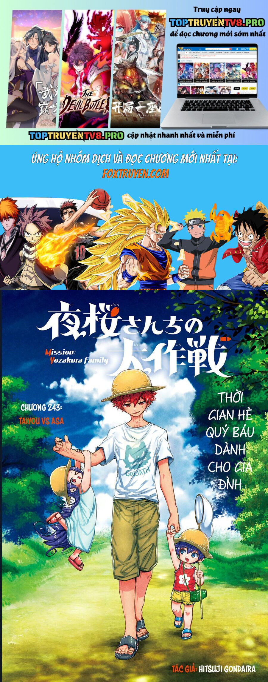 Gia Tộc Điệp Viên Yozakura Chap 243 - Next Chap 242