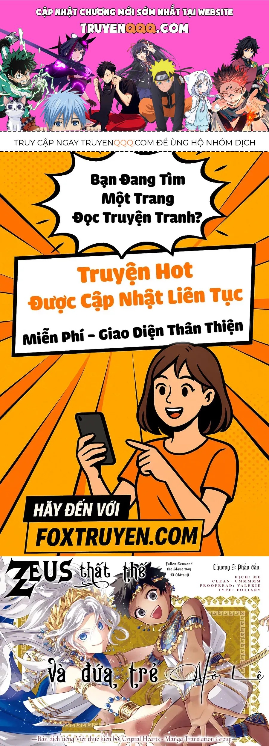 Zeus Thất Thế Và Đứa Trẻ Nô Lệ (Ochibure Zeus To Dourei No Ko) Chap 9.1 - Next Chap 8.2