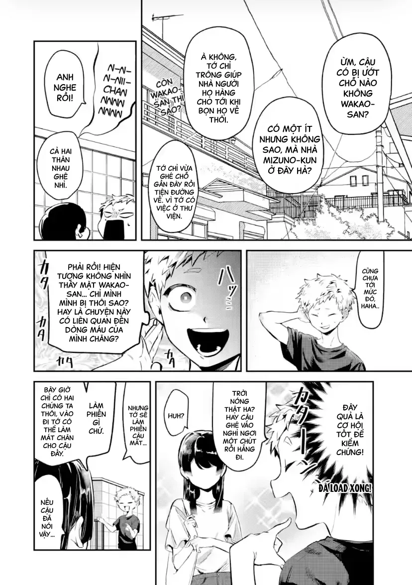 Cô Bạn Wakao-San Bàn Bên Có Vẻ Nhìn Thấy Gương Mặt Của Tôi Nhưng Tôi Thì Không Chap 21 - Next Chap 20