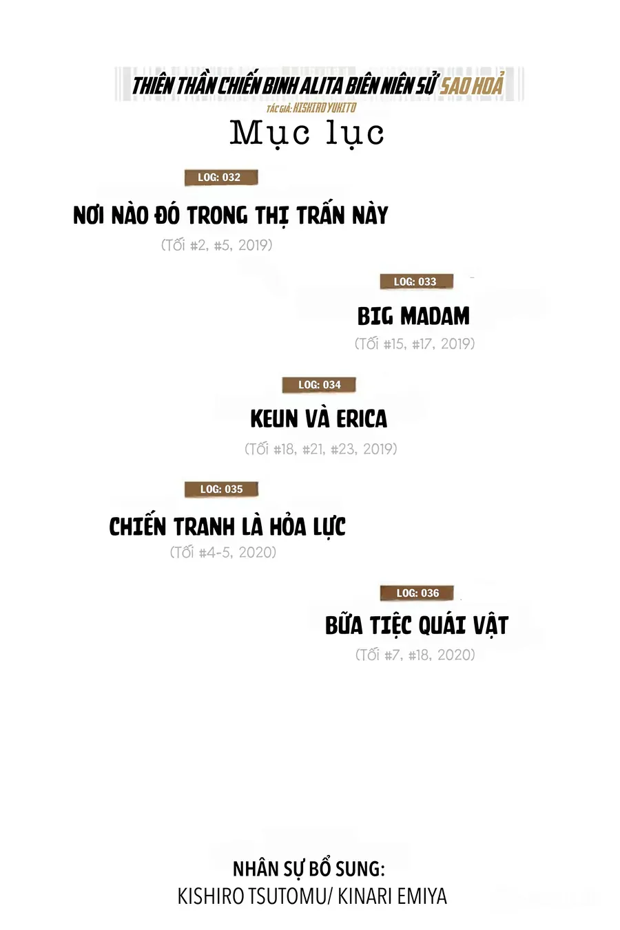 Thiên Thần Chiến Binh Alita: Biên Niên Sử Sao Hoả Chap 32.1 - Next Chap 31.2