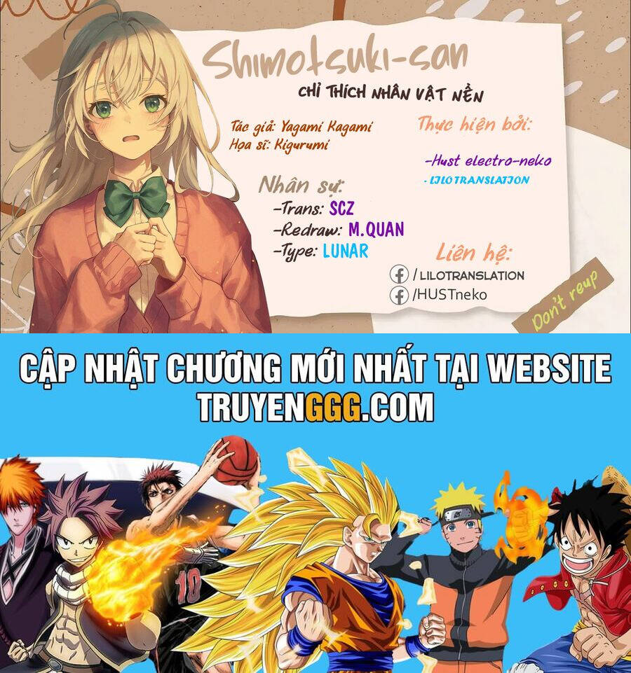 Shimotsuki-san chỉ thích nhân vật nền Chap 16 - Next Chap 15.2