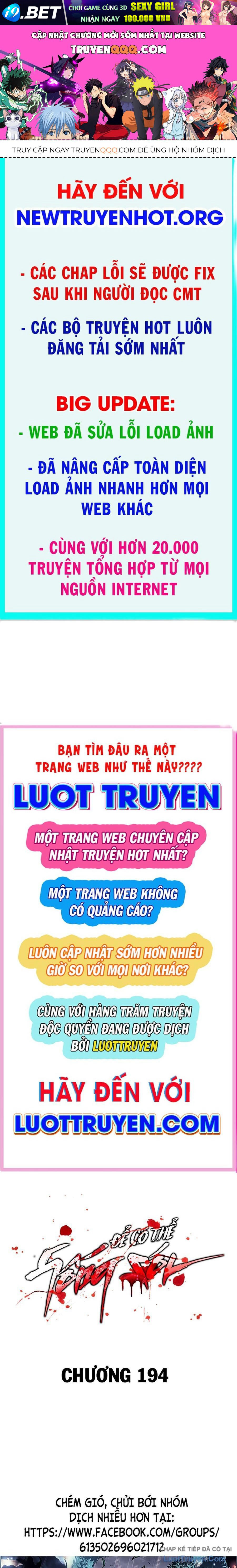 Để Có Thể Sống Sót Chap 194 - Next Chap 193