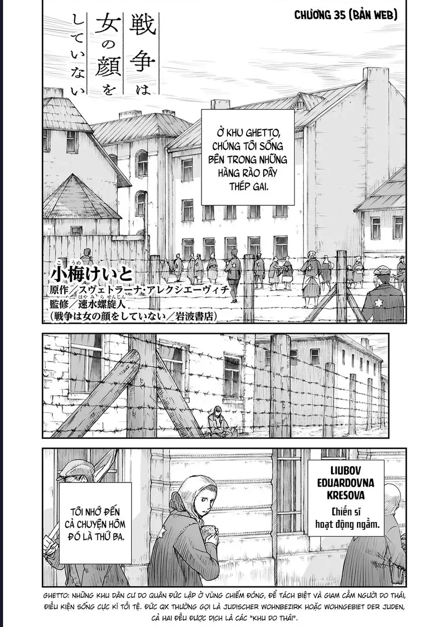 Chiến tranh không có một khuôn mặt phụ nữ Chap 35 - Next Chap 34.2