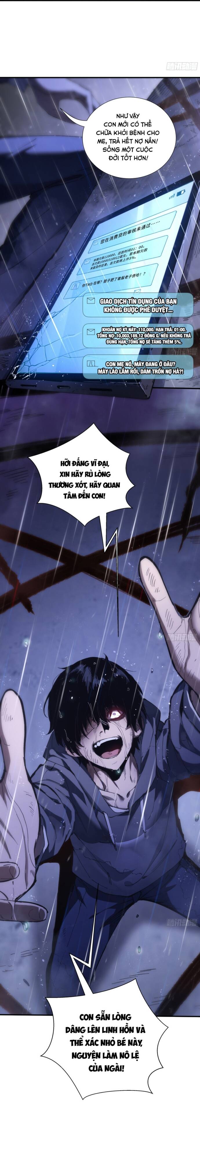 Nợ Nần Chồng Chất, Tôi Bị Ép Làm Osin Của Tà Thần Chap 1