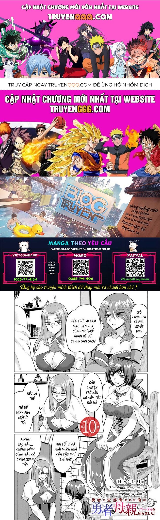 Yuusha Ni Zenbu Ubawareta Ore Wa Yuusha No Hahaoya To Party Wo Kumimashita! Chap 10 - Next Chap 9