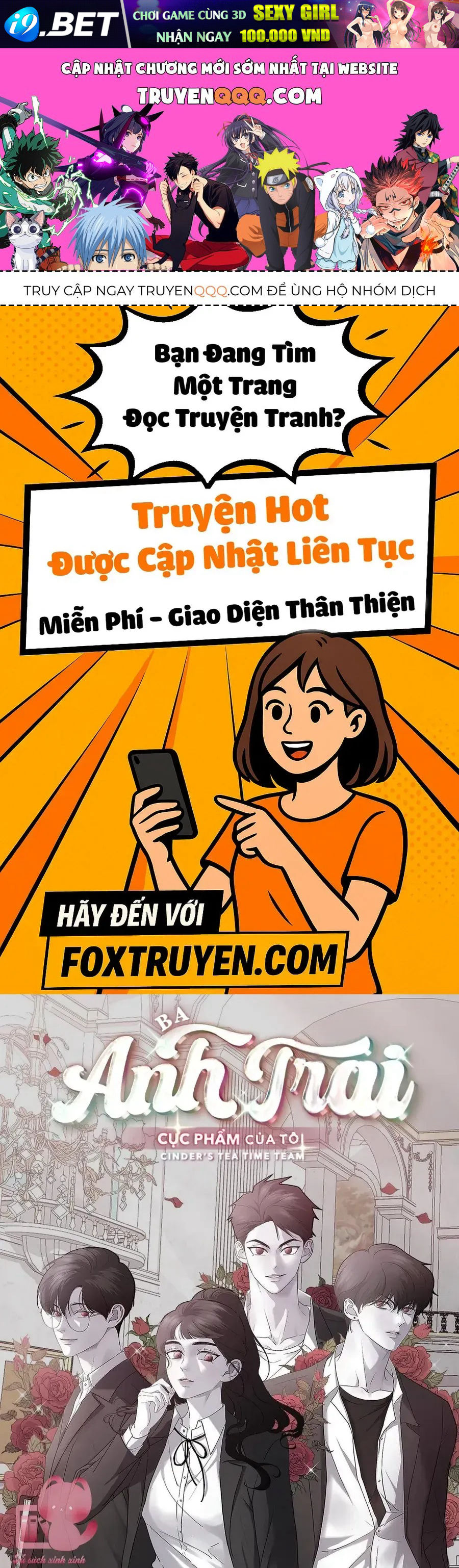 Ba Người Anh Trai Cực Phẩm Của Tôi Chap 97 - Next Chap 96