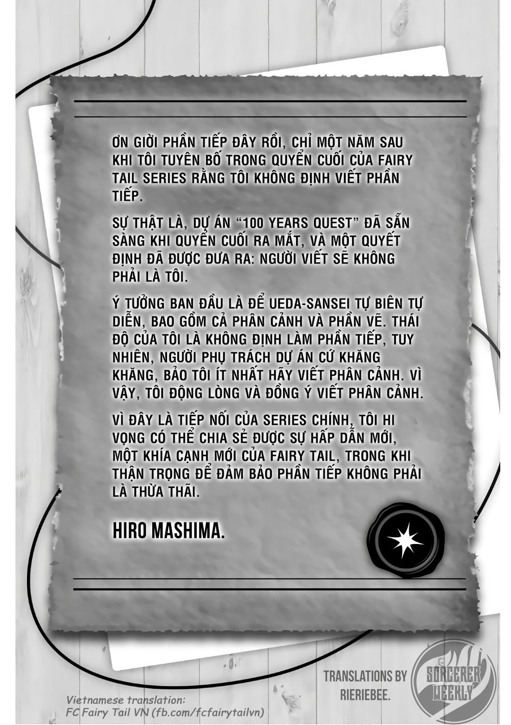 Hội Pháp Sư: Nhiệm Vụ 100 Năm Chap 52.5 - Next Chap 52