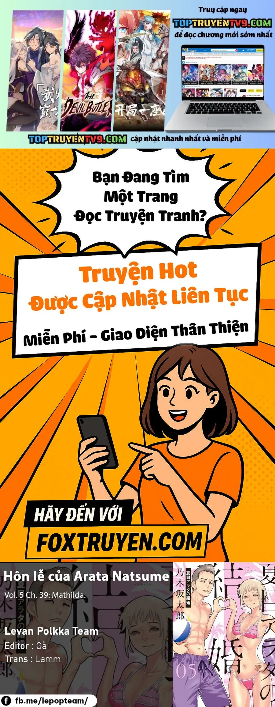 Đám Cưới Của Natsume Arata Chapter 39 - AB Truyện