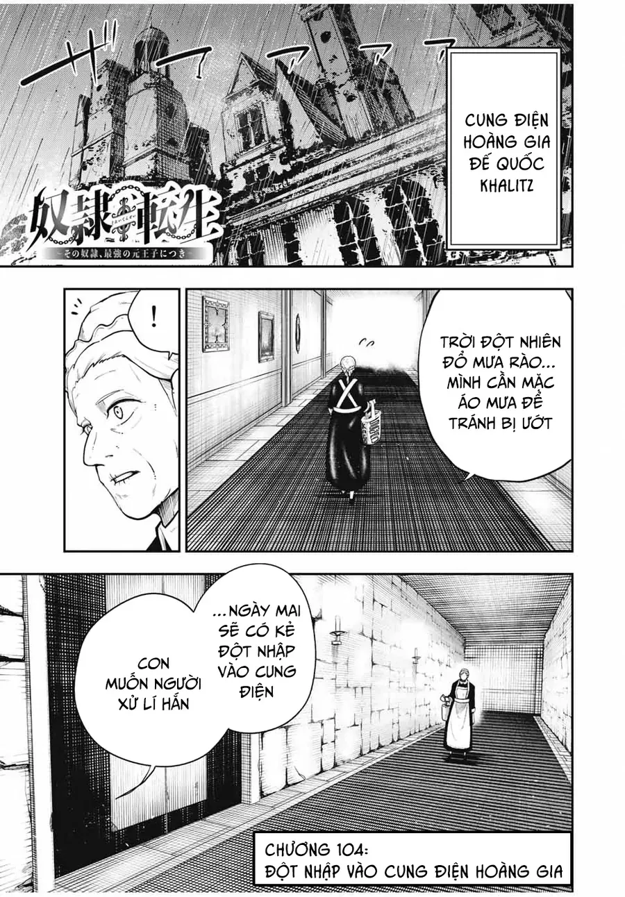 Dorei Tensei: Sono Dorei, Saikyou no Moto Ouji ni Tsuki Chap 104 - Next Chap 103