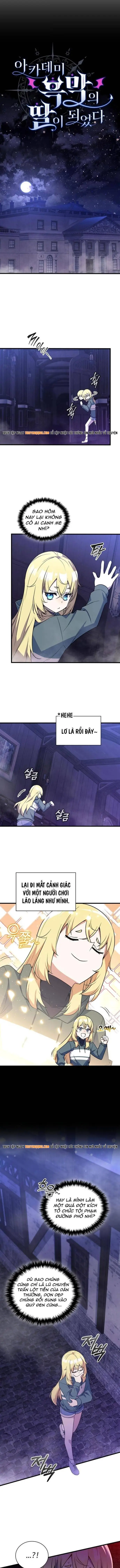 Trở Thành Con Gái Của Kẻ Phản Diện Trong Học Viện Chap 5 - Next Chap 4