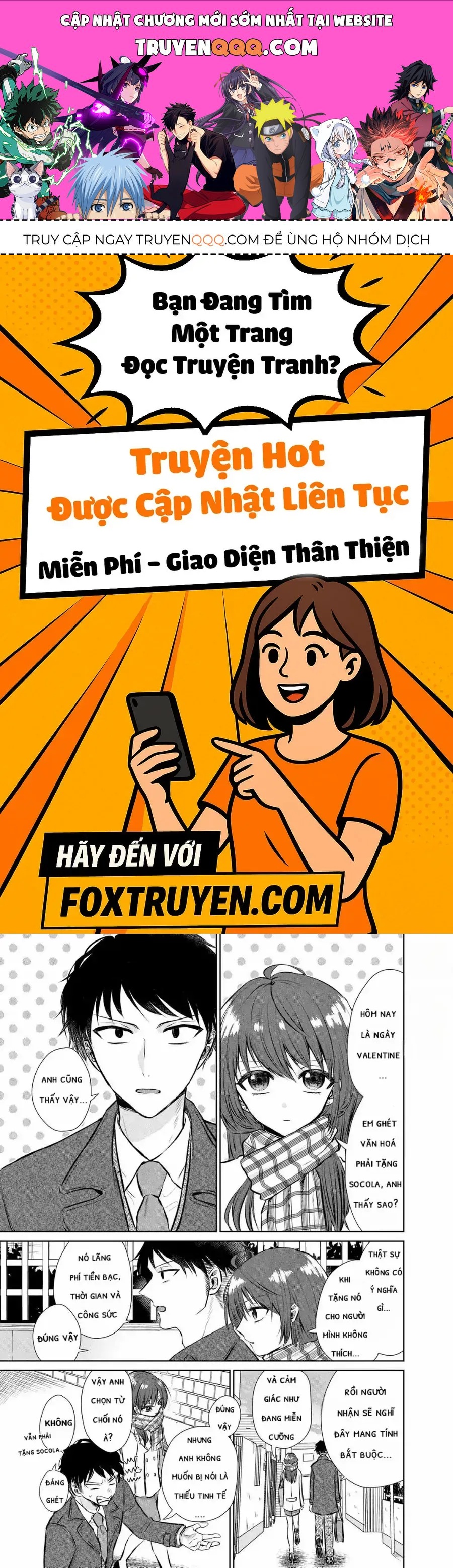 A Man And A Woman Who Hate Obligatory Chocolates Chương 1 - Trang 1