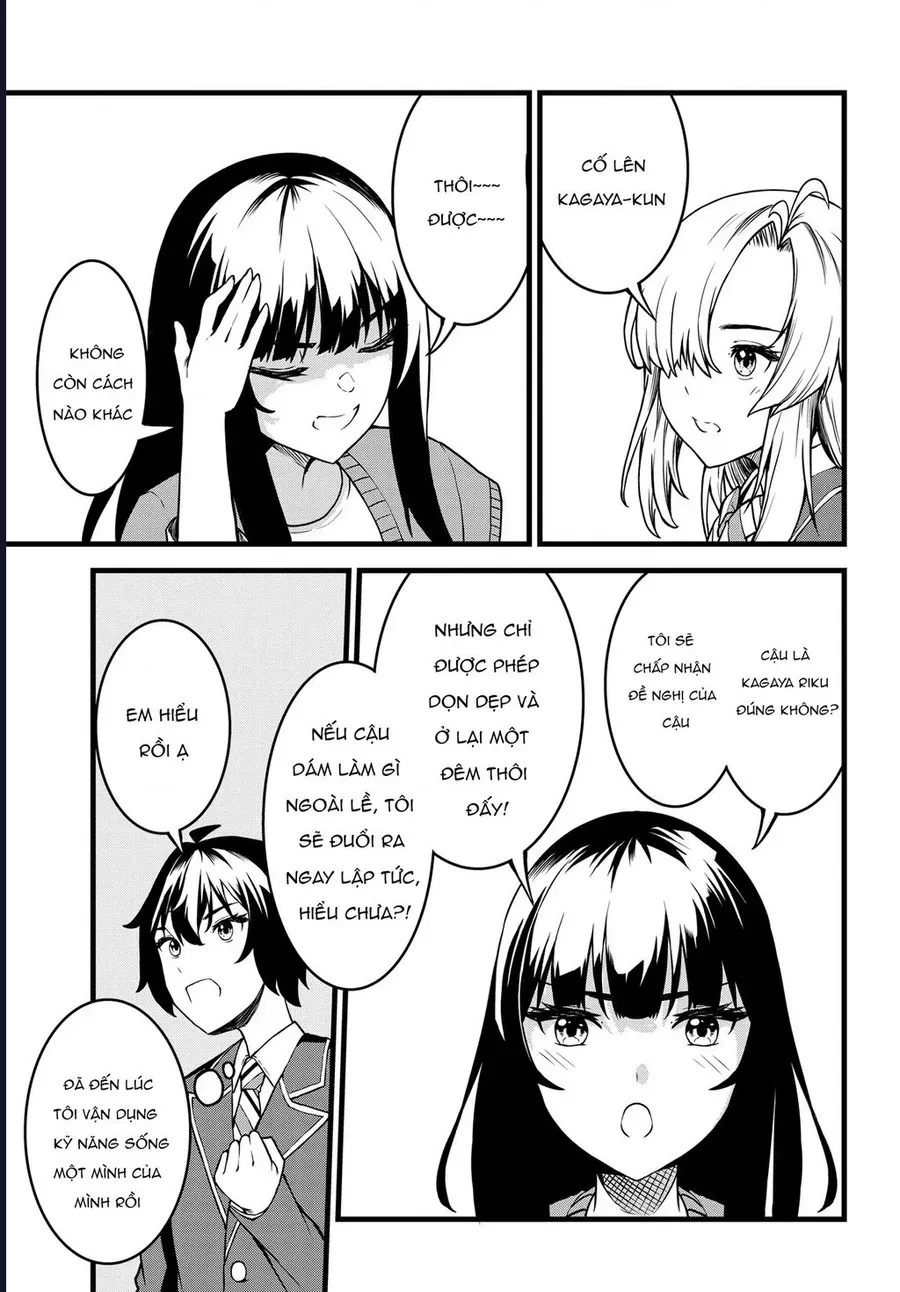 Tensai Bishoujo Sanshimai Wa Isourou Ni Dake Choro Kawaii Chương 2 - Trang 13