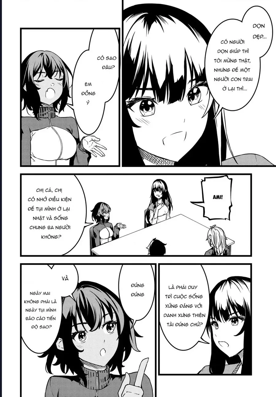 Tensai Bishoujo Sanshimai Wa Isourou Ni Dake Choro Kawaii Chương 2 - Trang 10