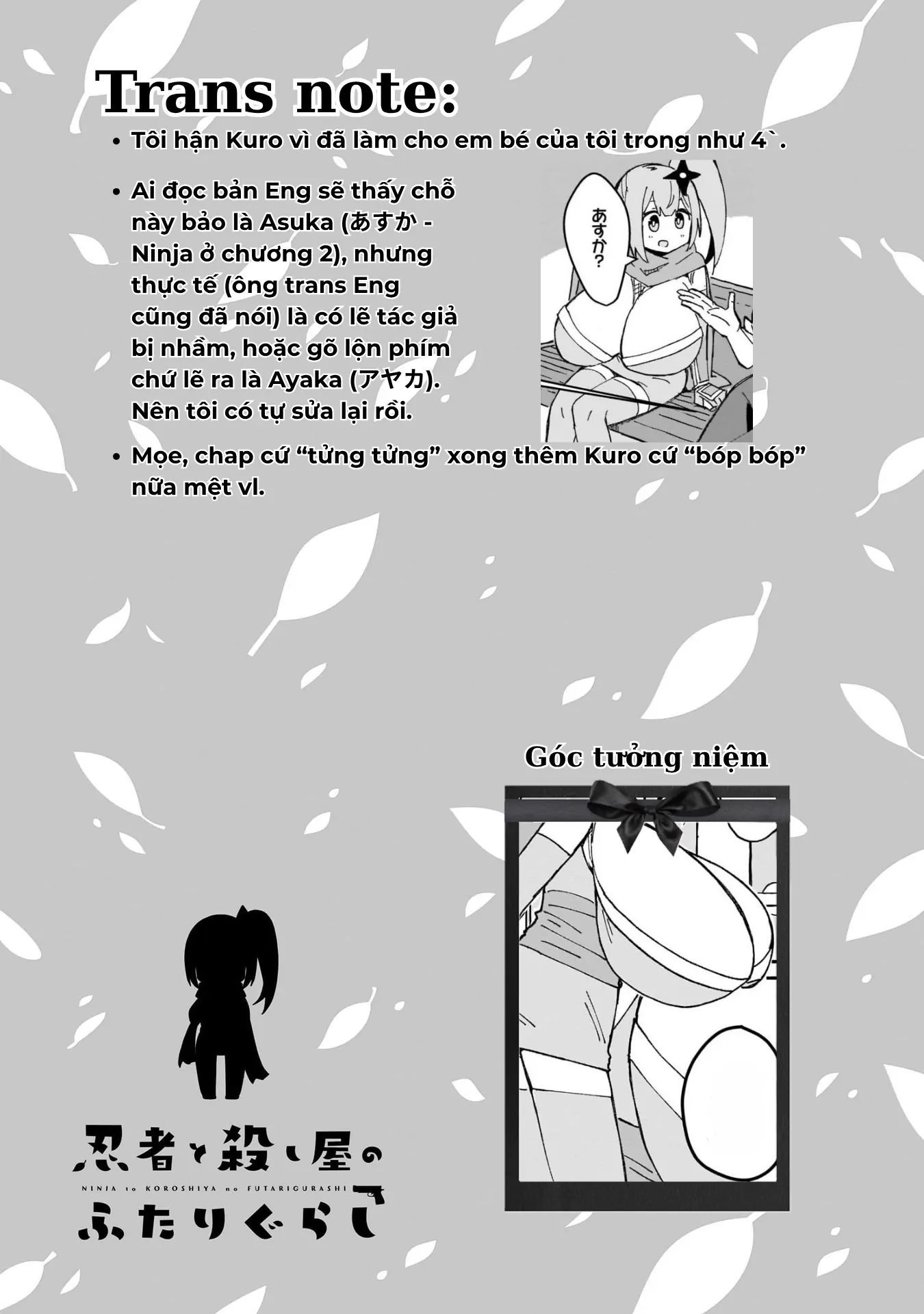 Ninja To Koroshiya No Futarigurashi Chapter 14 - TC Truyện