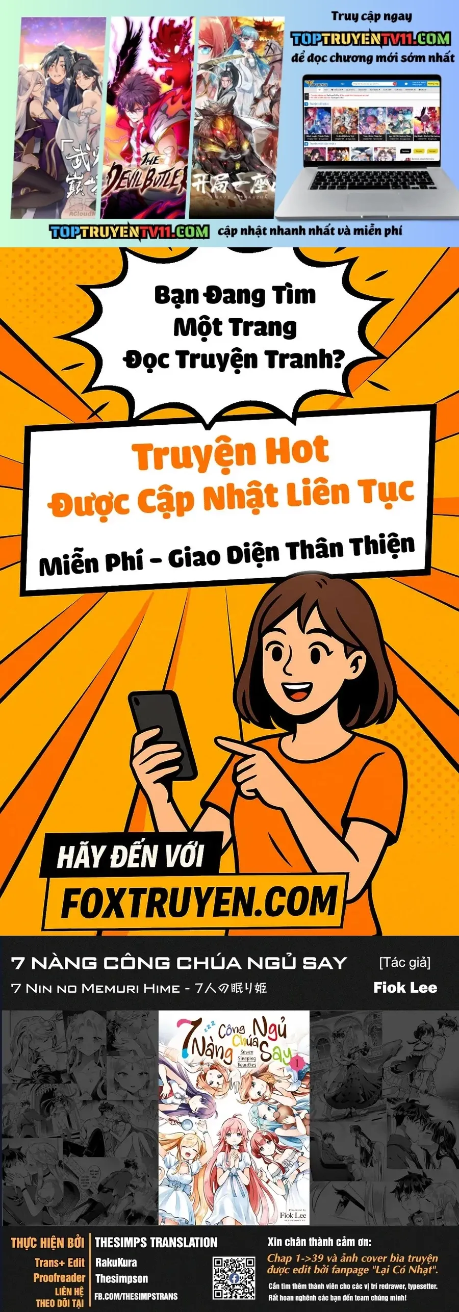 7 Nàng Công Chúa Ngủ Say Chapter 85 - TC Truyện