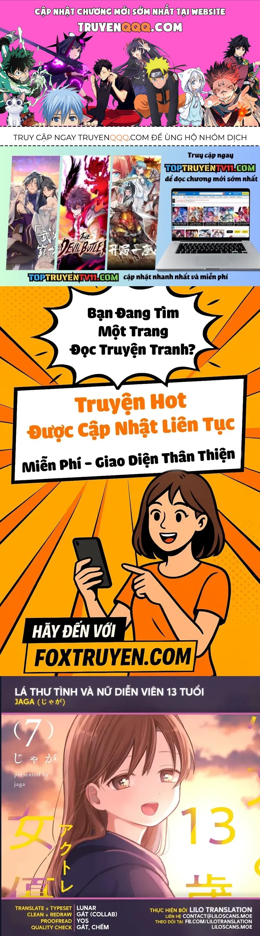 Lá Thư Tình Và Nữ Diễn Viên 13 Tuổi Chapter 37 - TC Truyện