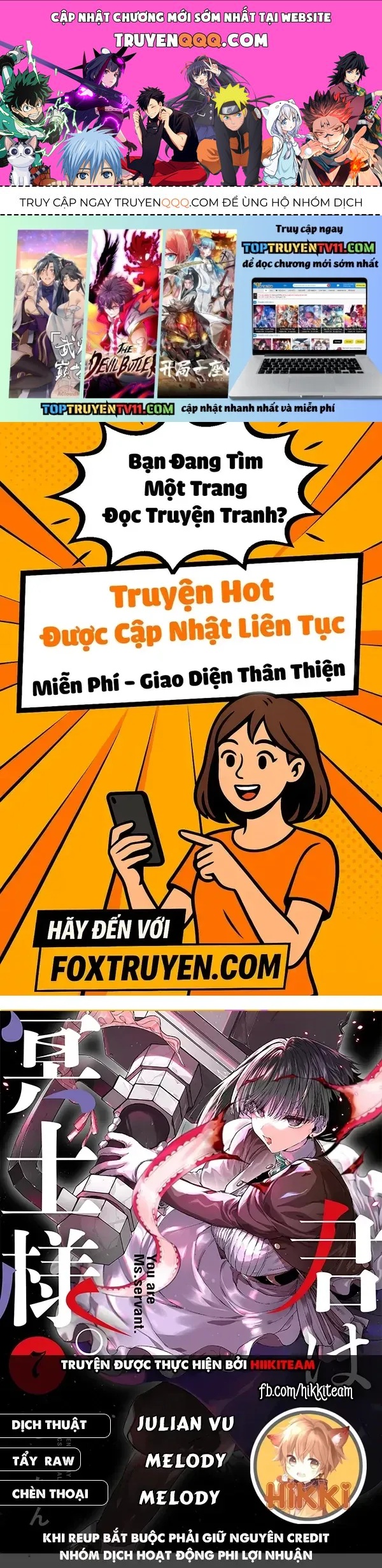 Kimi wa Meido-sama Chapter 62 - TC Truyện