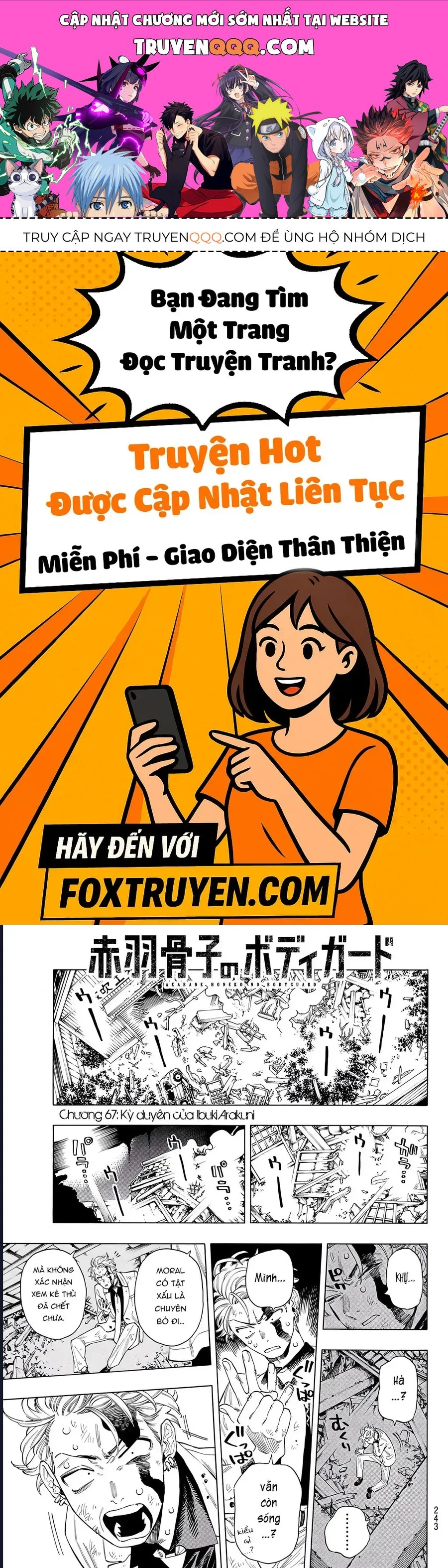 Vệ sĩ của Akabane Honeko Chap 67 - Next Chap 66