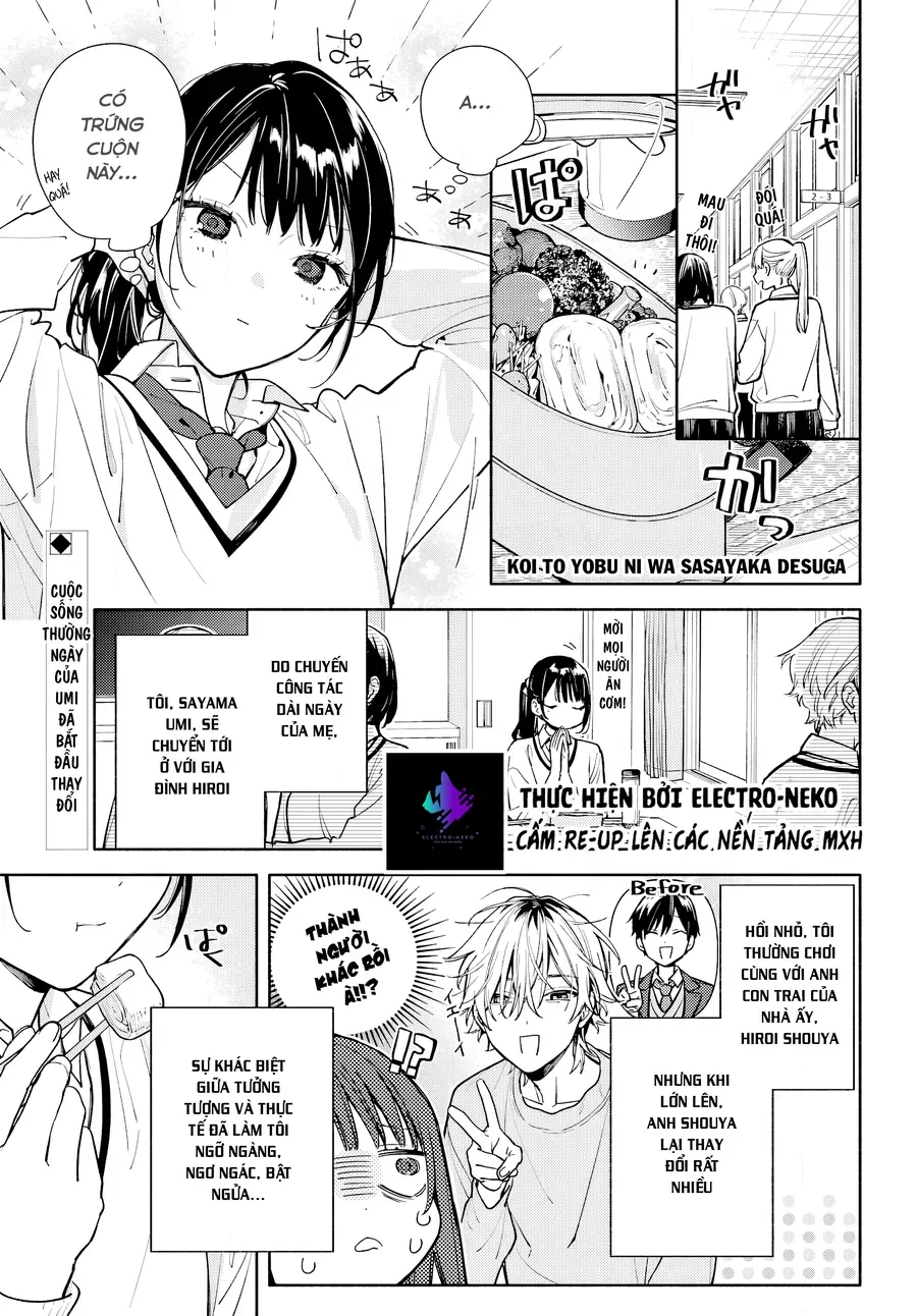 Koi To Yobu Ni Wa Sasayaka Desuga [Chap 1-3]