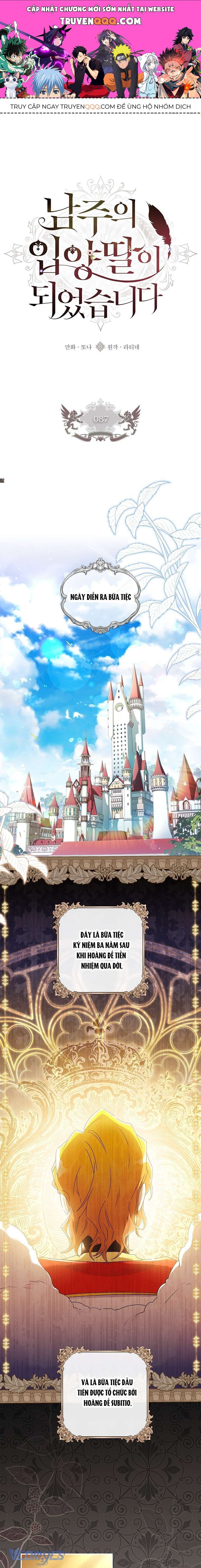 Tôi Đã Trở Thành Con Gái Nuôi Của Nam Chính Chương 87 - Trang 1