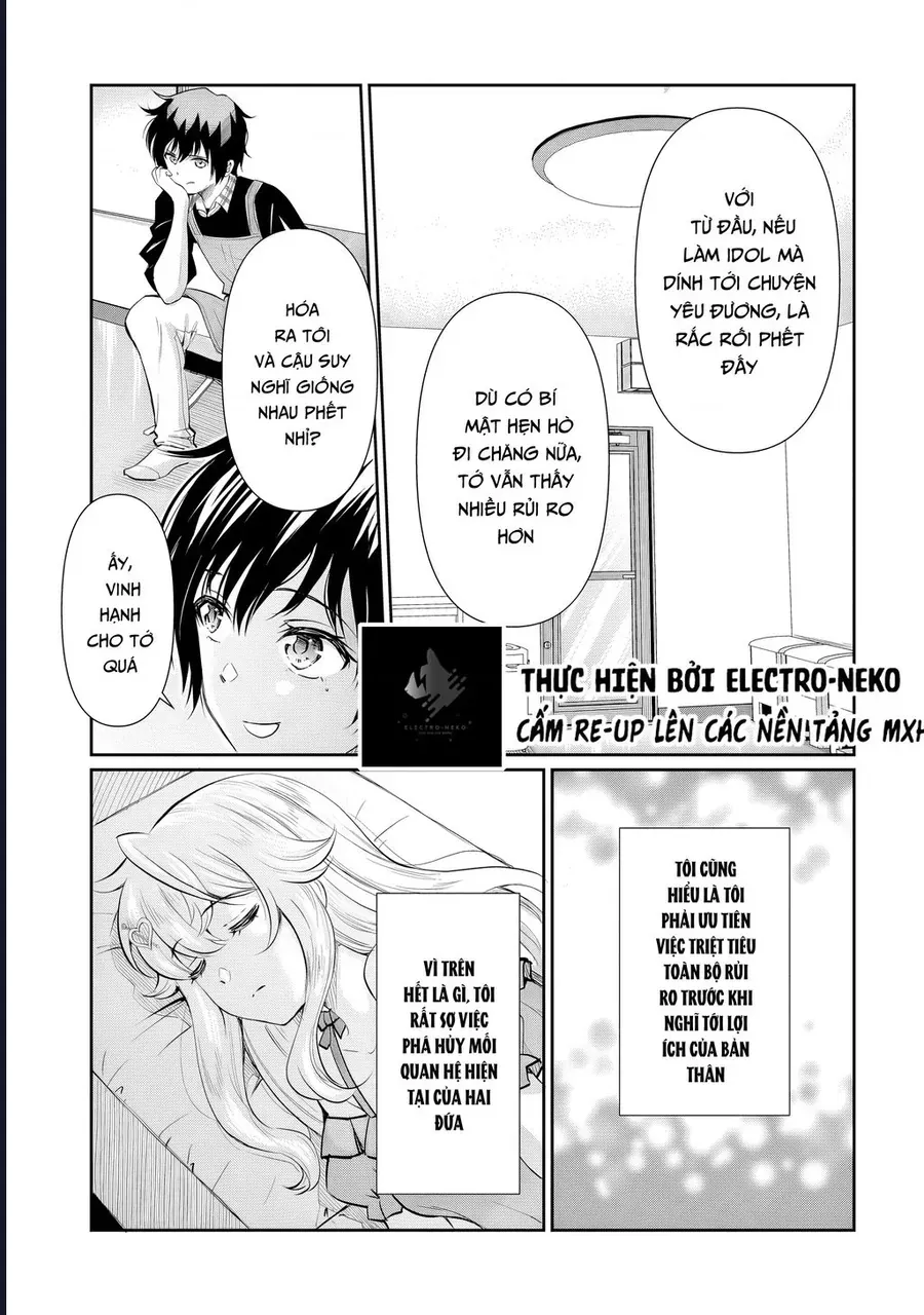 Cô Nàng Idol Đói Bụng Và Anh Chàng Yêu Nội Trợ [Chap 16] - Page 10