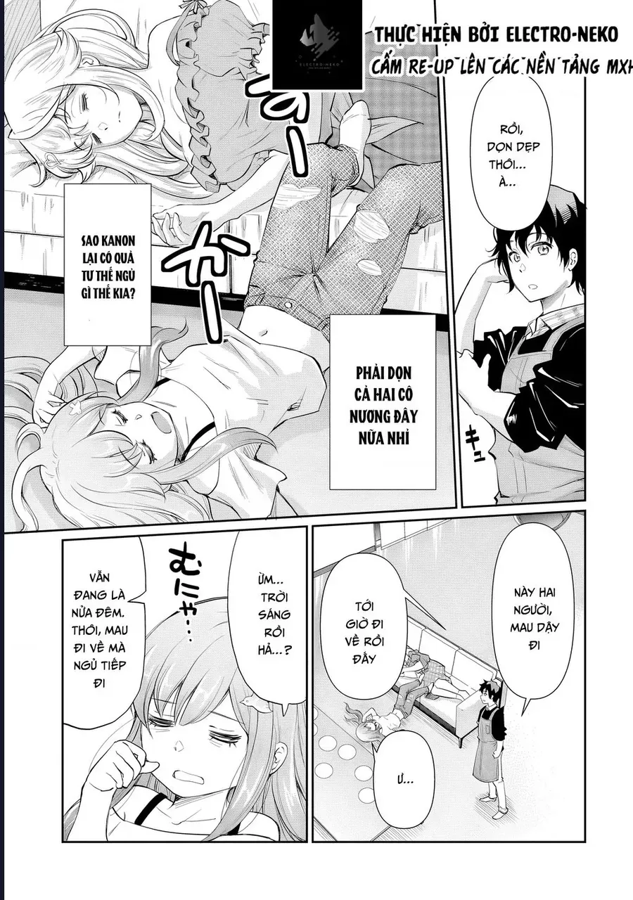 Cô Nàng Idol Đói Bụng Và Anh Chàng Yêu Nội Trợ [Chap 16] - Page 12