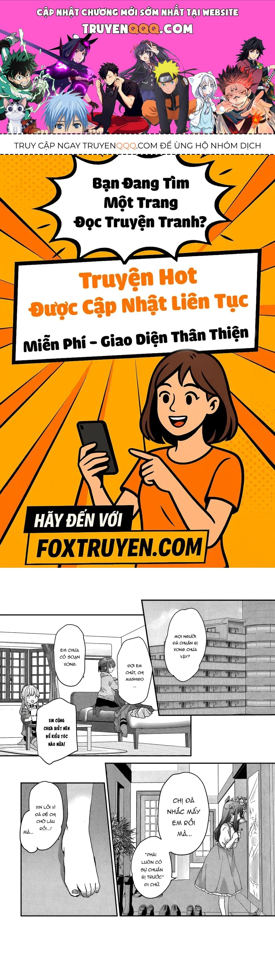 Daigaku Nyuugakuji Kara Uwasa Sareteita Bishoujo San Shimai, Ikiwakareteita Gimai Datta. Chap 2 - Next Chap 1