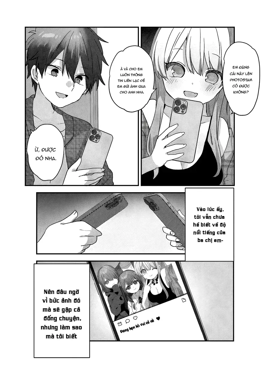 Daigaku Nyuugakuji Kara Uwasa Sareteita Bishoujo San Shimai, Ikiwakareteita Gimai Datta. Chap 2 - Next Chap 1