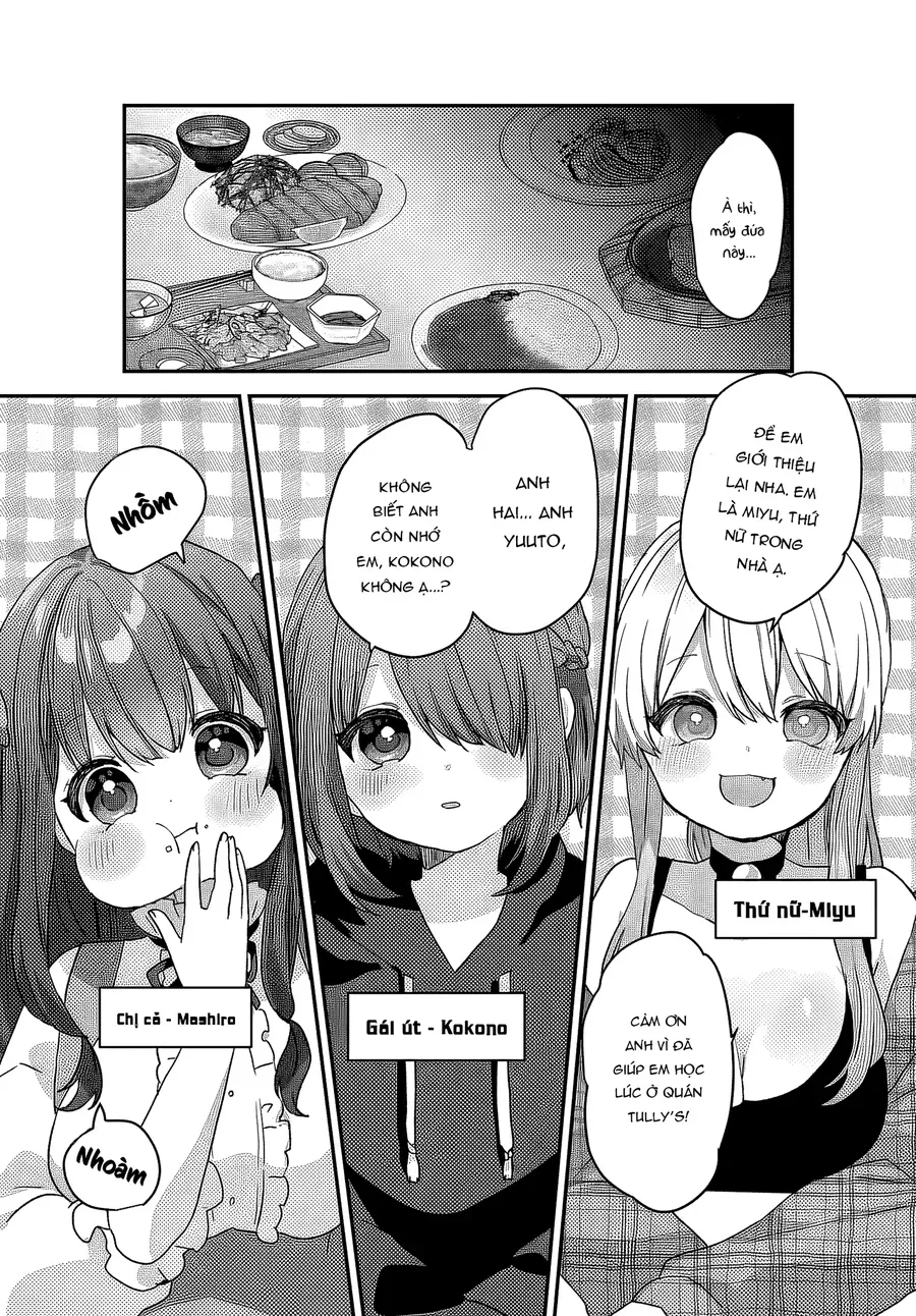 Daigaku Nyuugakuji Kara Uwasa Sareteita Bishoujo San Shimai, Ikiwakareteita Gimai Datta. Chap 2 - Next Chap 1