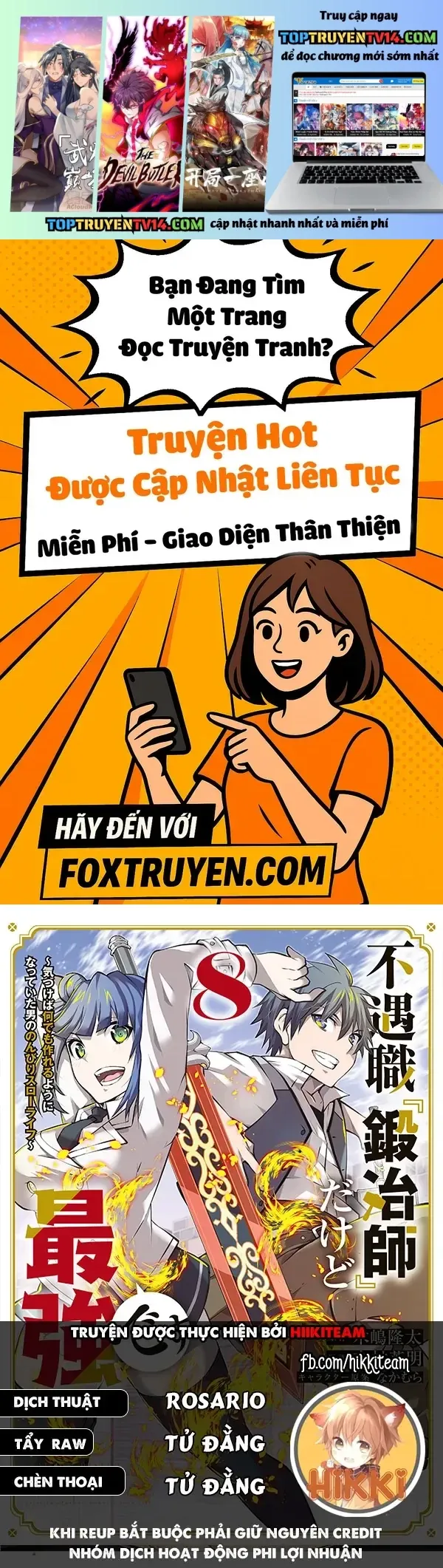 Từ Chức Nghiệp yếu nhất trở thành '' Thợ Rèn'' mạnh nhất 126