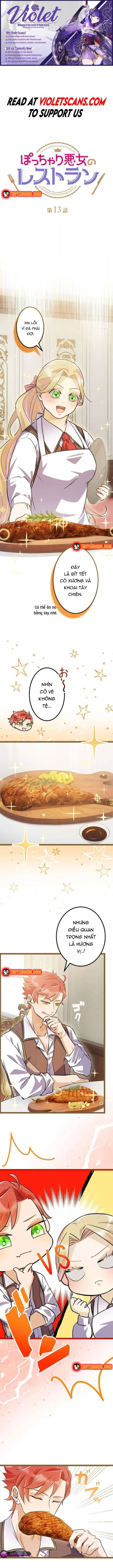 Nhà Hàng Của Nữ Phản Diện Mũm Mĩm Chap 13 - Next Chap 14