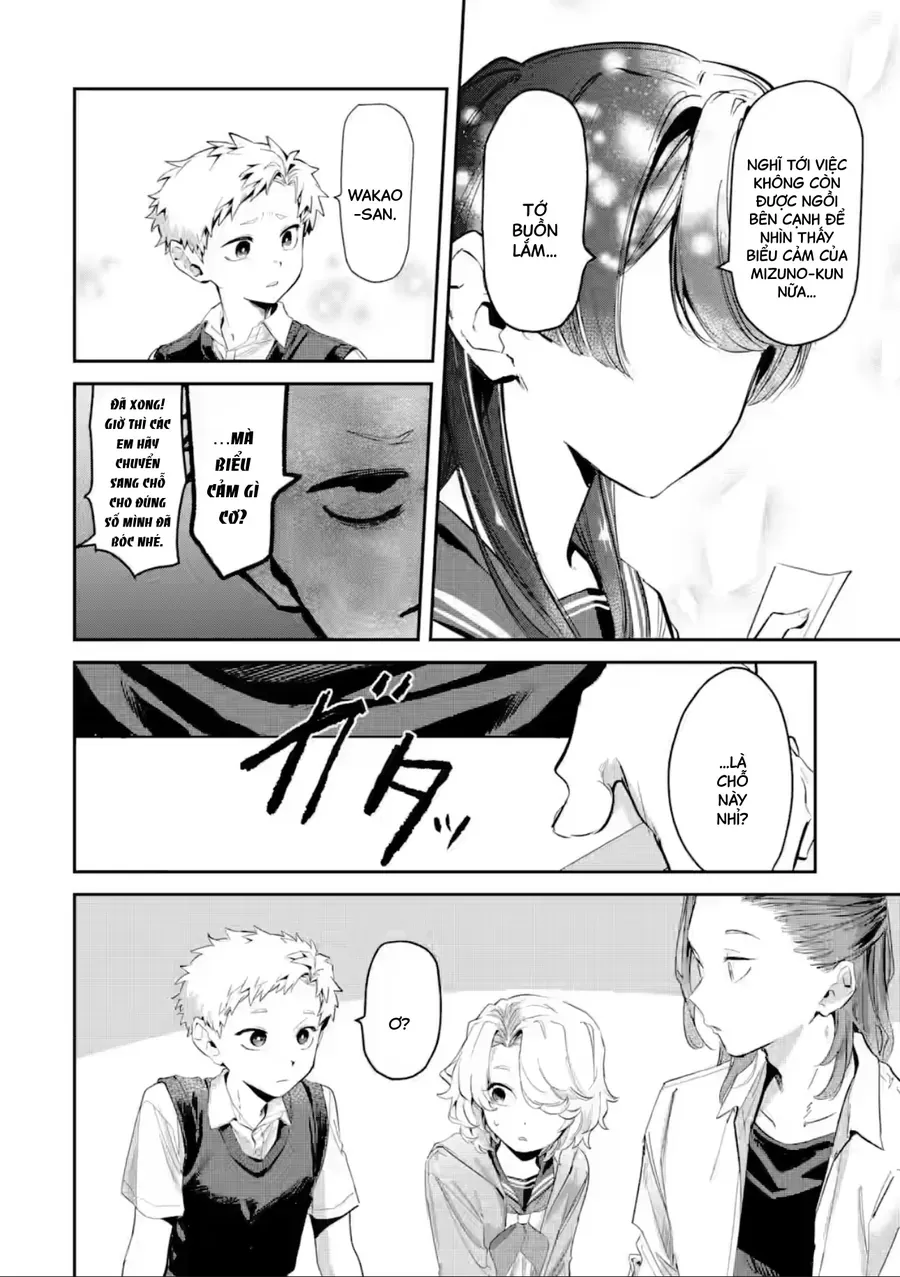 Cô Bạn Wakao-San Bàn Bên Có Vẻ Nhìn Thấy Gương Mặt Của Tôi Nhưng Tôi Thì Không Chap 22 - Next Chap 23